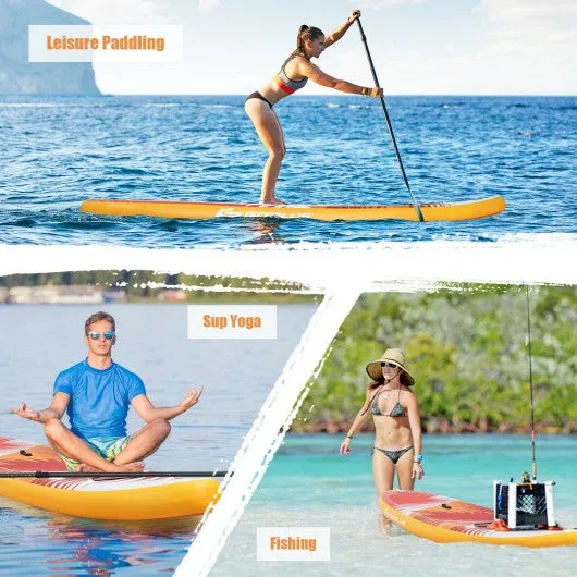 10.5' Inflatable Stand Up board with Aluminum Paddle Pump-M