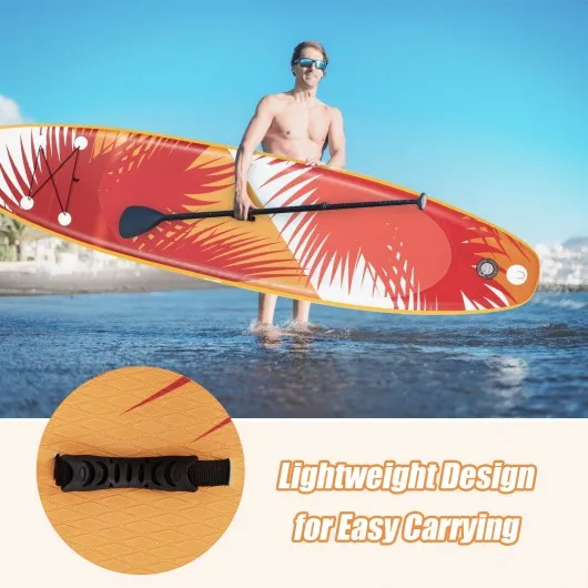 10.5' Inflatable Stand Up board with Aluminum Paddle Pump-M