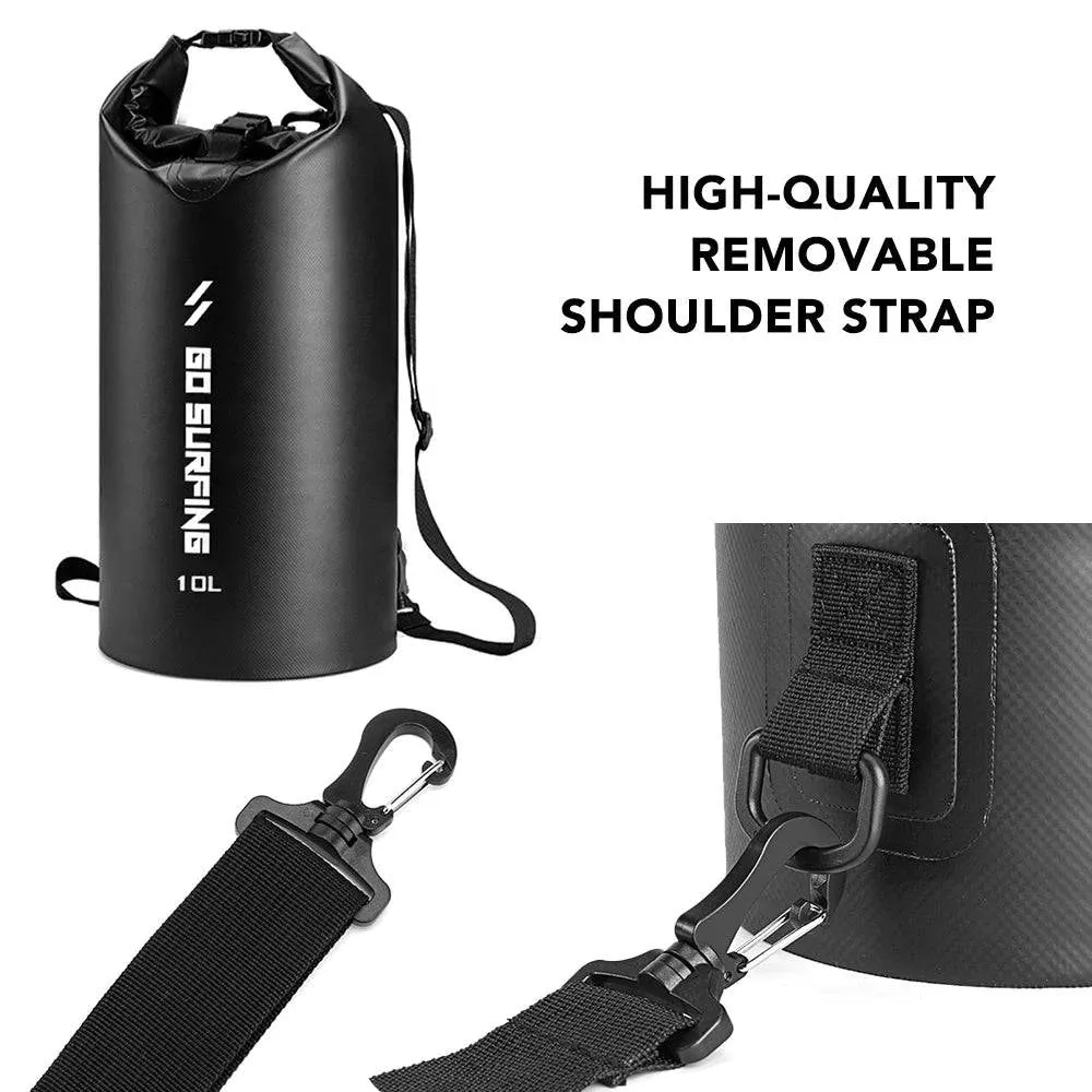 5L/10L/20L PVC Waterproof Dry Bag Roll Top Dry Sack Floating Diving Foldable Bags for Camping Hiking Kayaking Rafting Boating