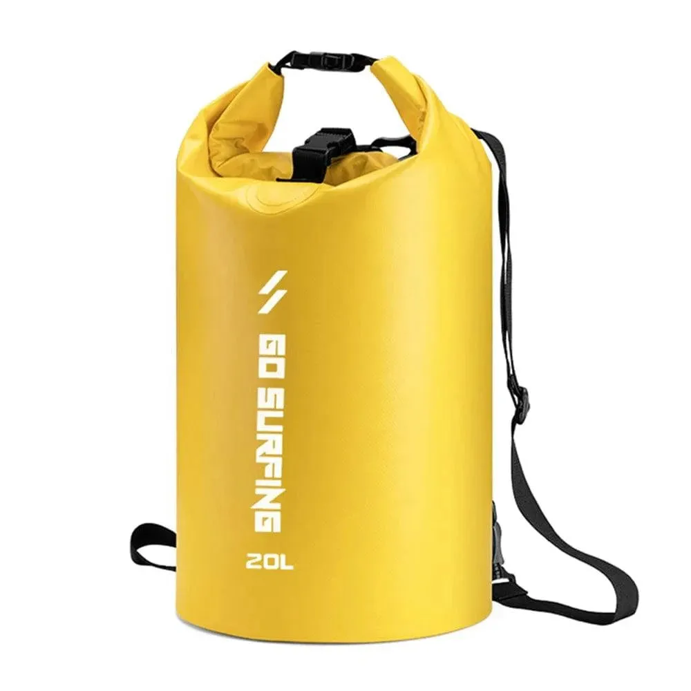 5L/10L/20L PVC Waterproof Dry Bag Roll Top Dry Sack Floating Diving Foldable Bags for Camping Hiking Kayaking Rafting Boating