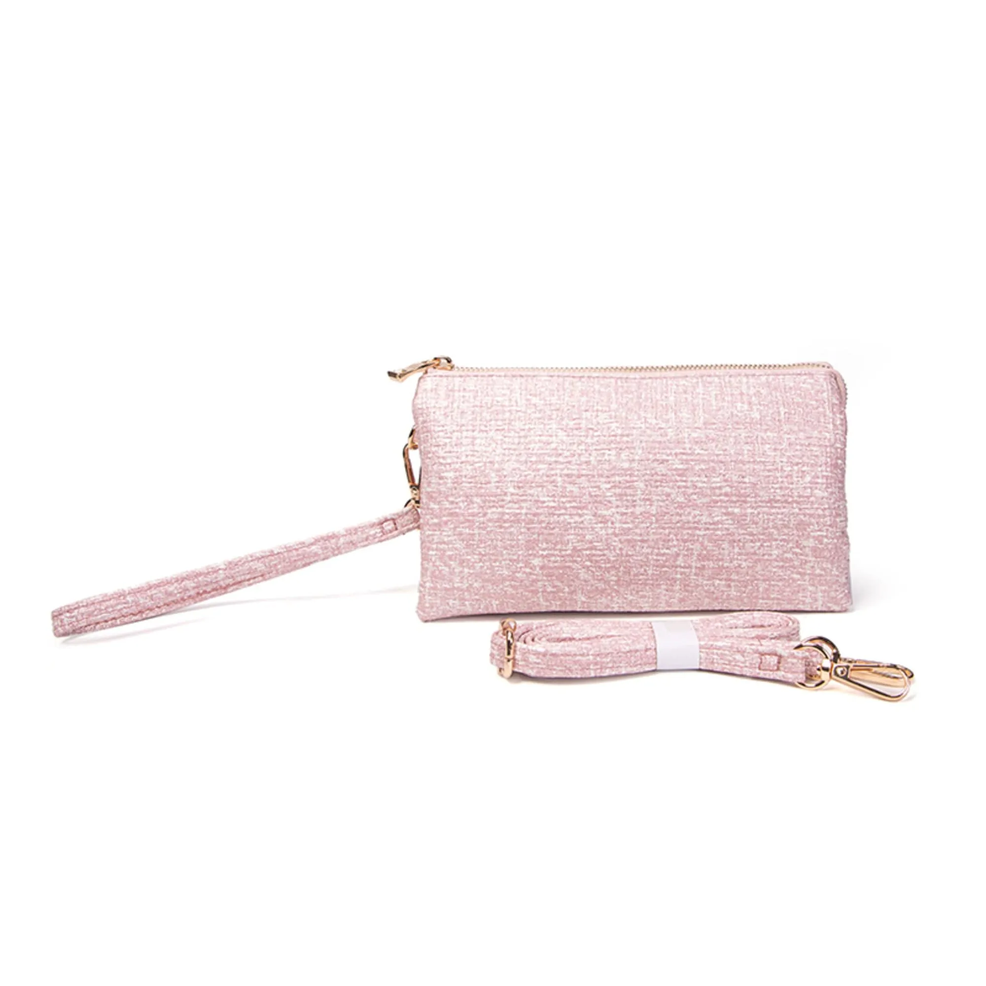 8015 Bailey Three Compartment Crossbody/Wristlet