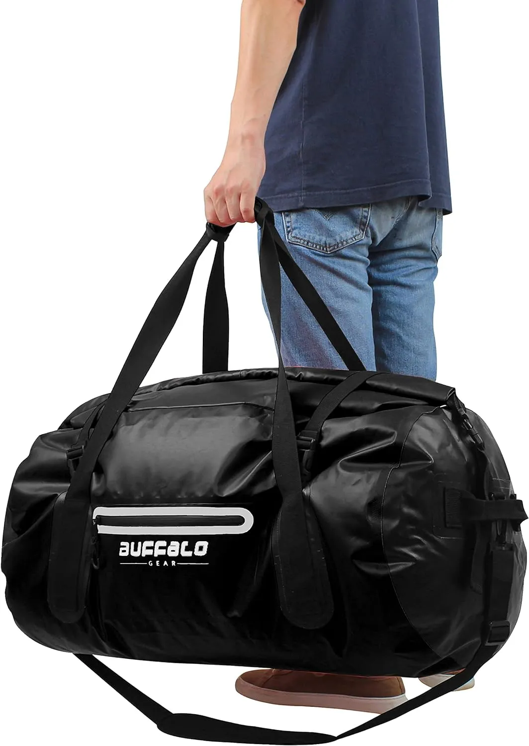 80L Roll Top Waterproof Duffel Dry Bag,Travel Duffel Bag For Outdoor