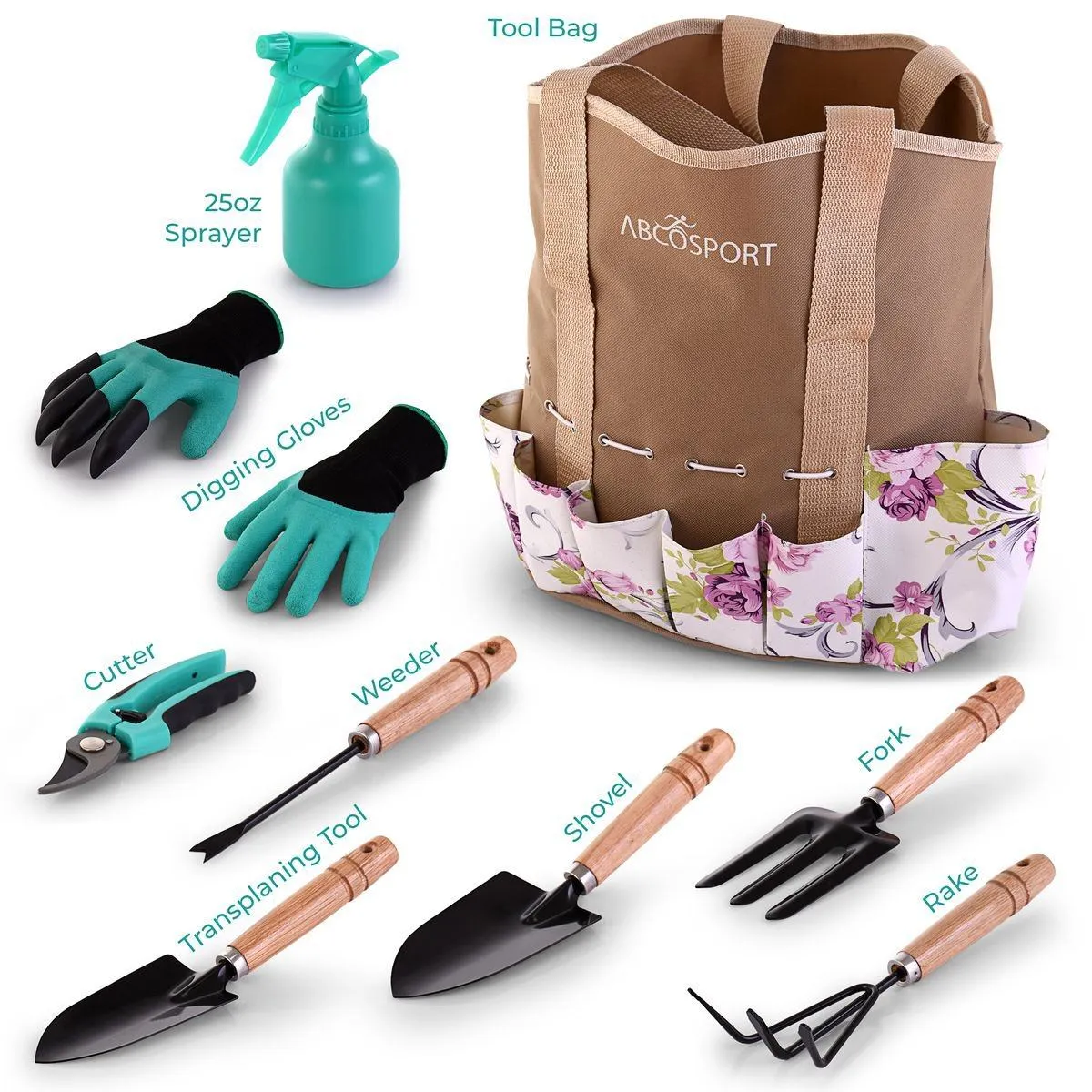 9-Piece: Gardening Tool Set