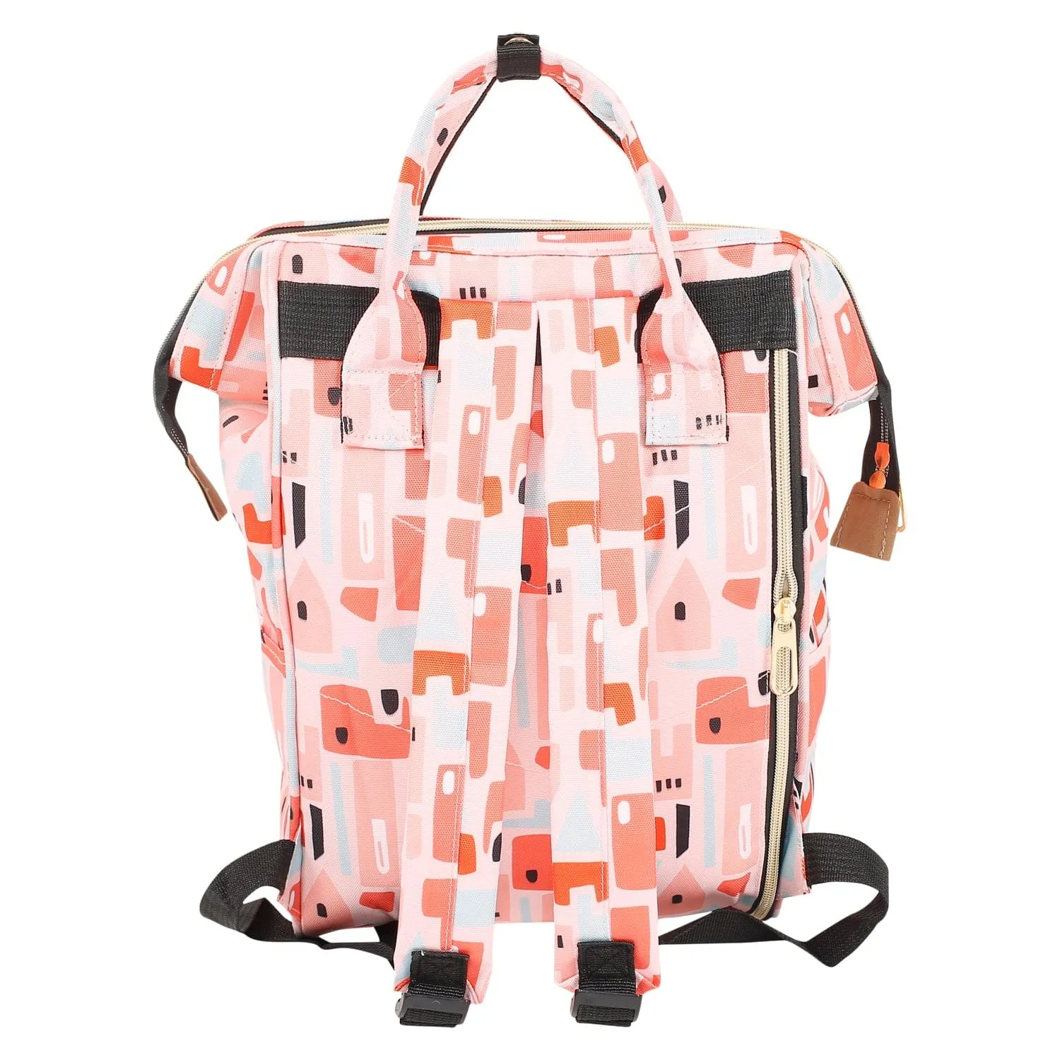 Abstract Peach Diaper Bag