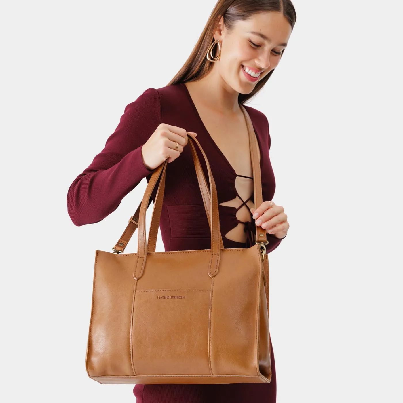 'Almost Perfect' Large Lola Zipper Crossbody Tote