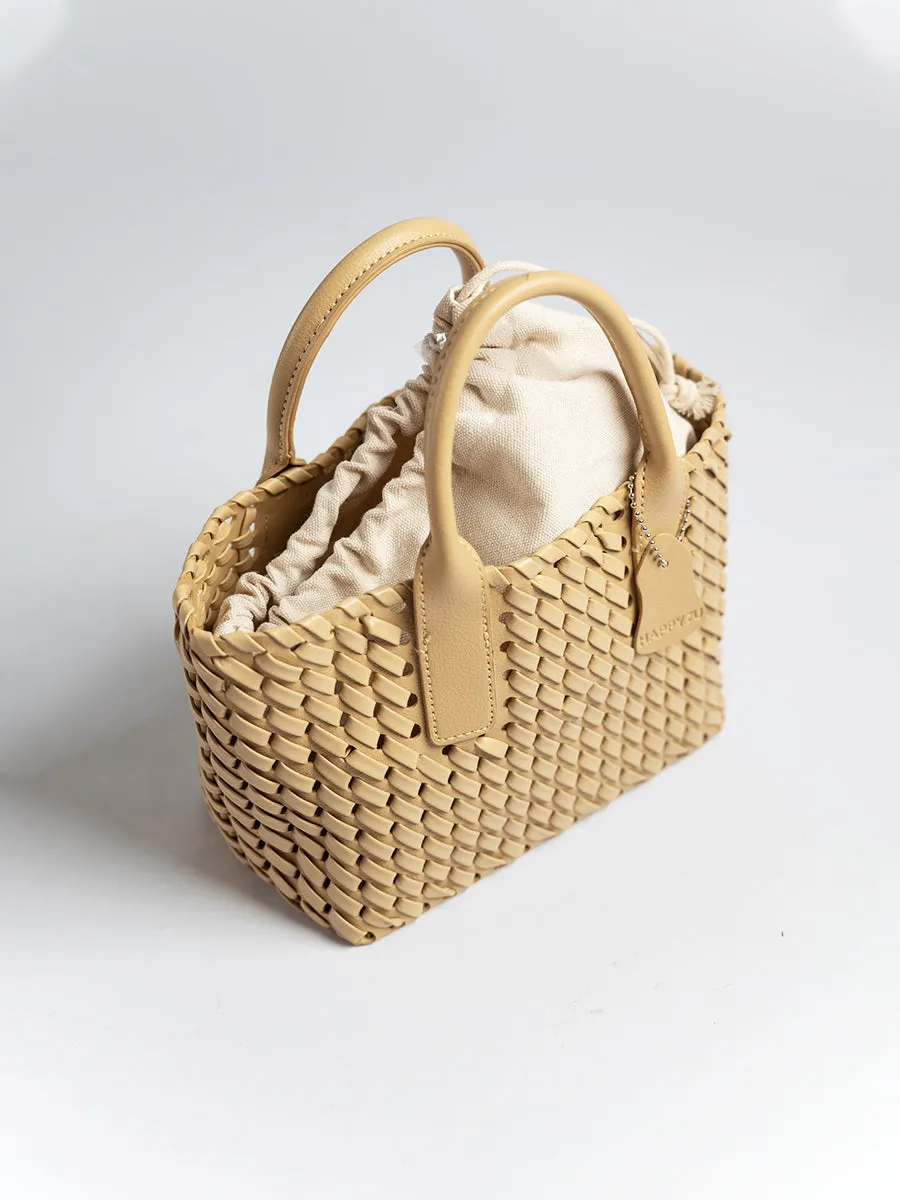 Alyna Weave Bucket Bag