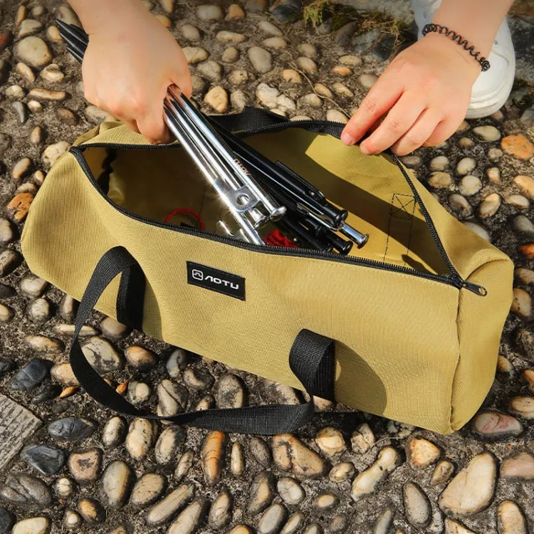 AOTU AT6549 Outdoor Spike Bag Camping Toolkit Camping Storage Bag(Mud Color)