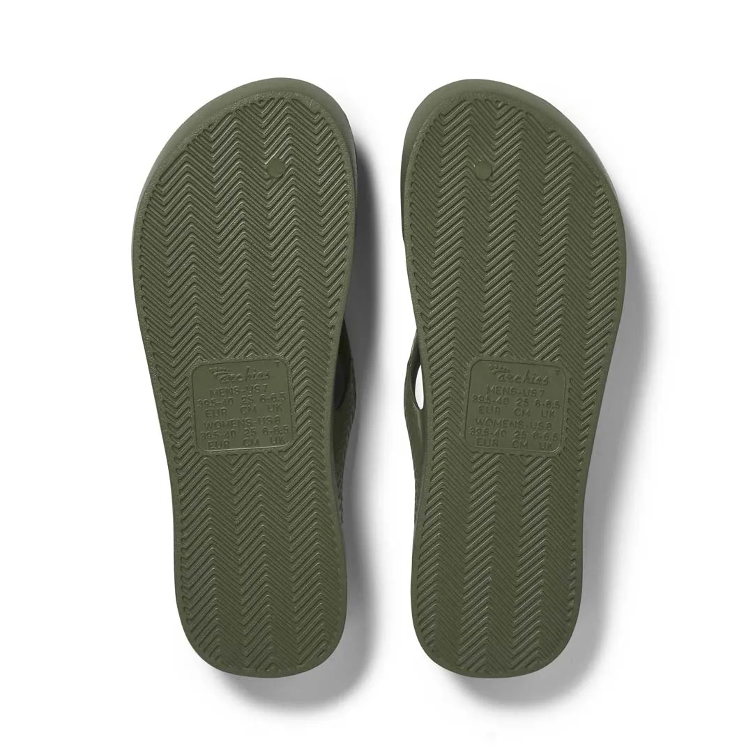 Arch Support Thongs - Classic - Khaki