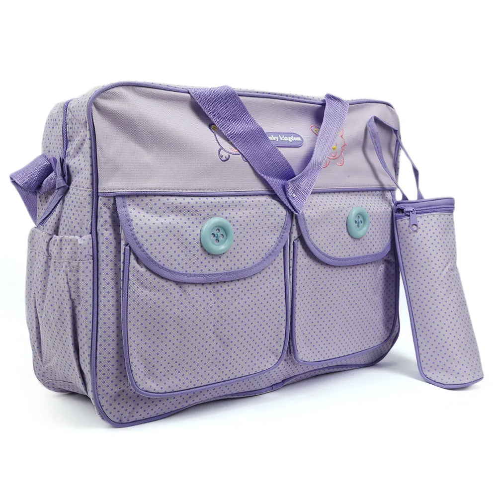 Baby Bag Button Style Jumbo - Purple