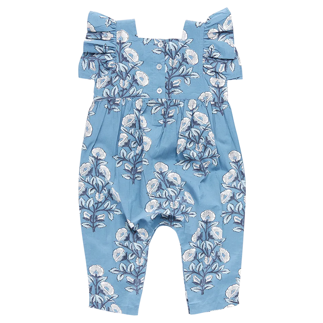 Baby Girls Elsie Jumper - Blue Bouquet Floral