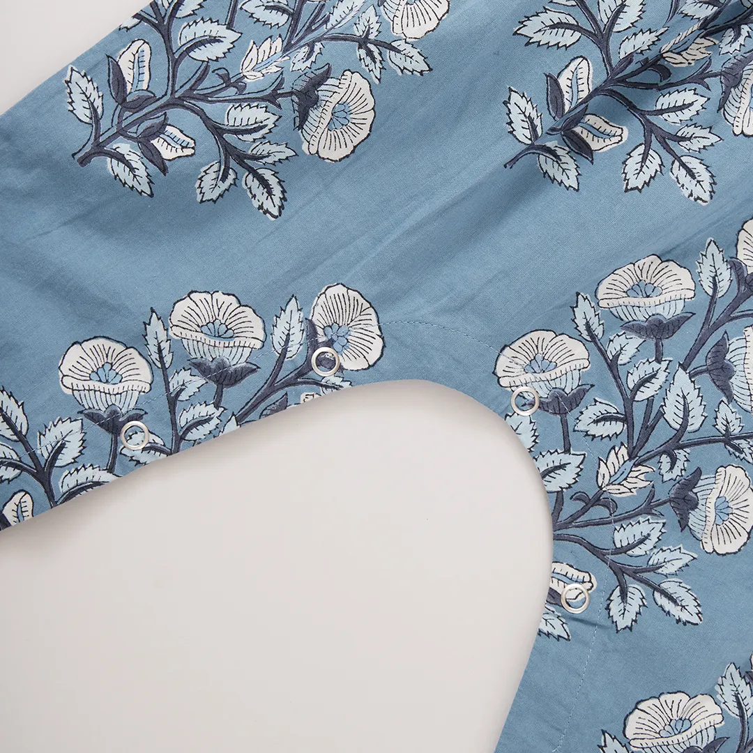 Baby Girls Elsie Jumper - Blue Bouquet Floral