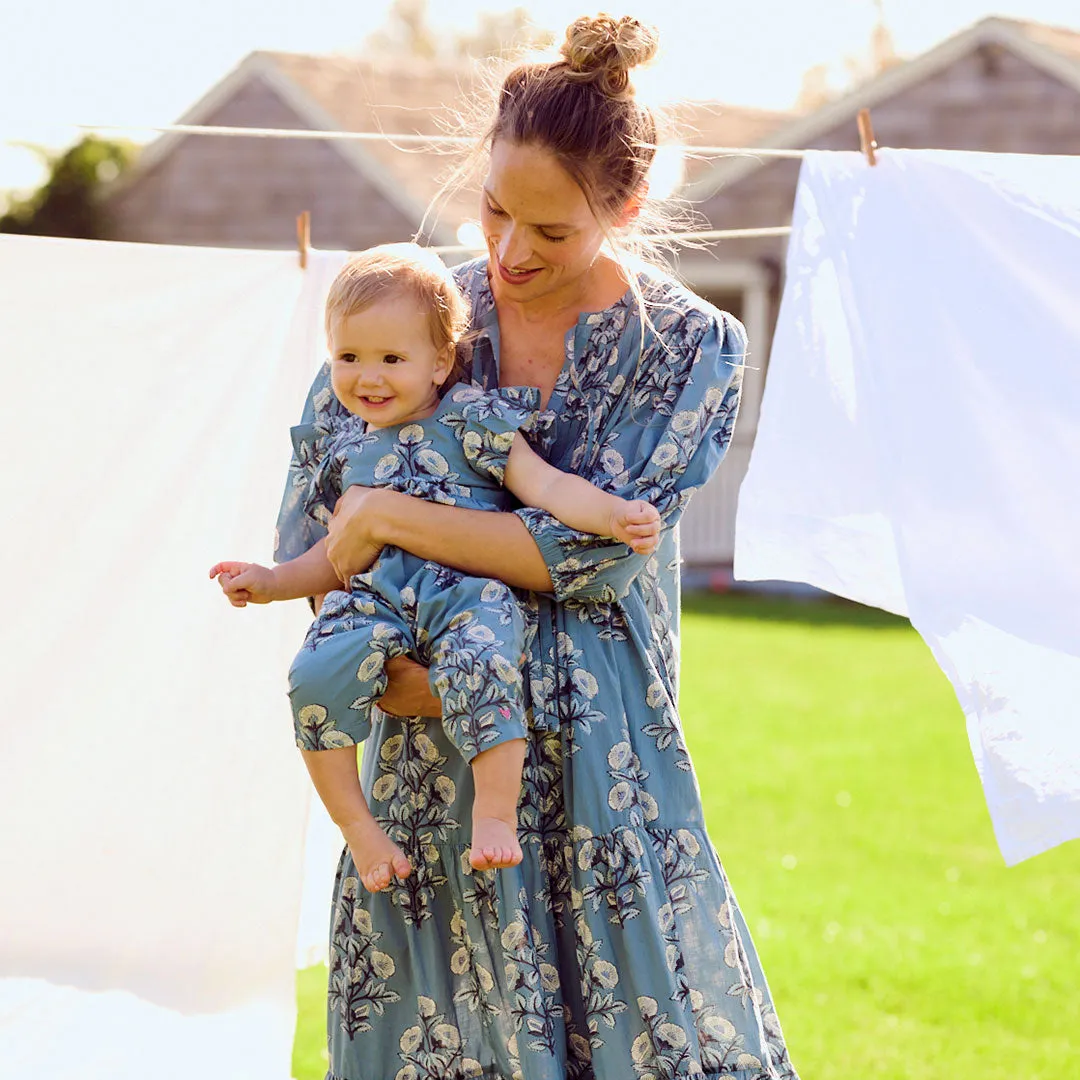 Baby Girls Elsie Jumper - Blue Bouquet Floral