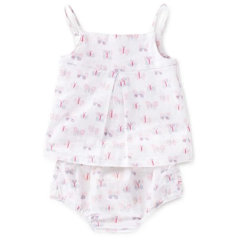 Baby Smock Top - Mini Flutter