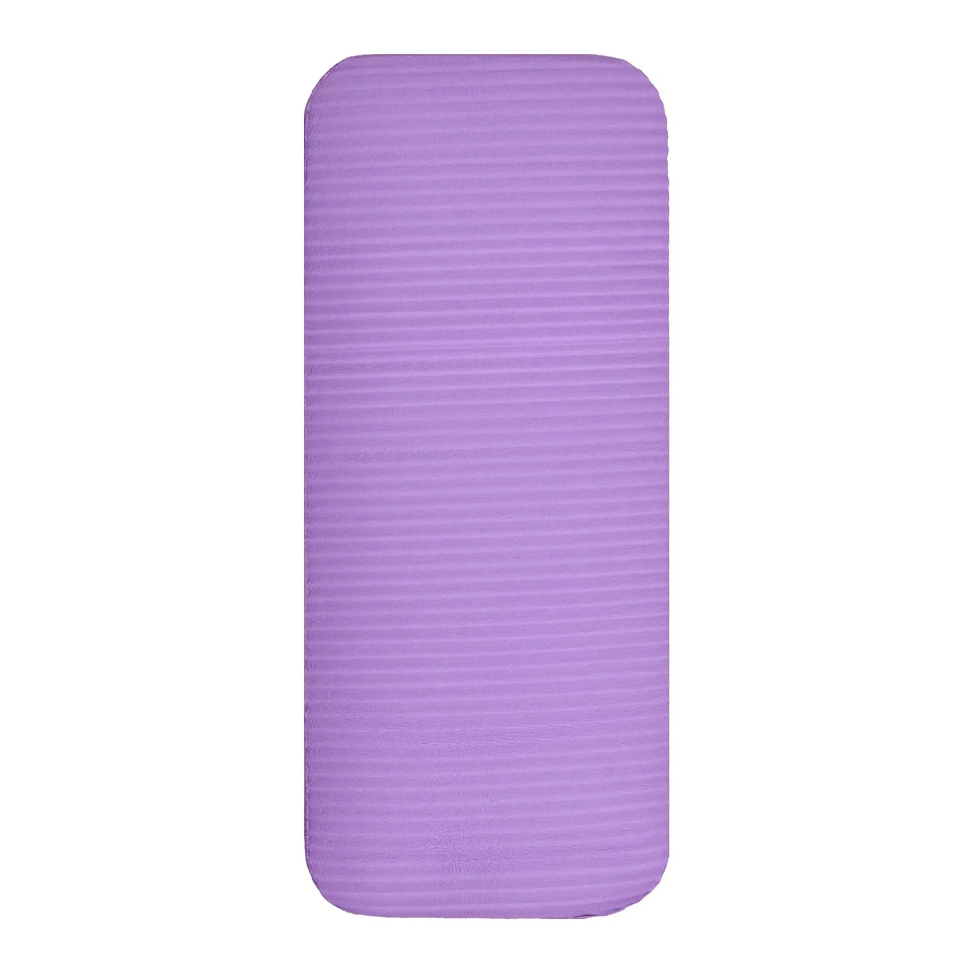 BalanceFrom Fitness GoYoga  71x24in Exercise Yoga Mat w/Knee Pad & Strap, Purple