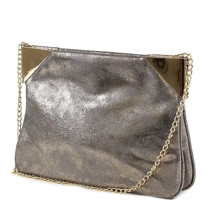 BGS-0943 Metallic Pouch Crossbody