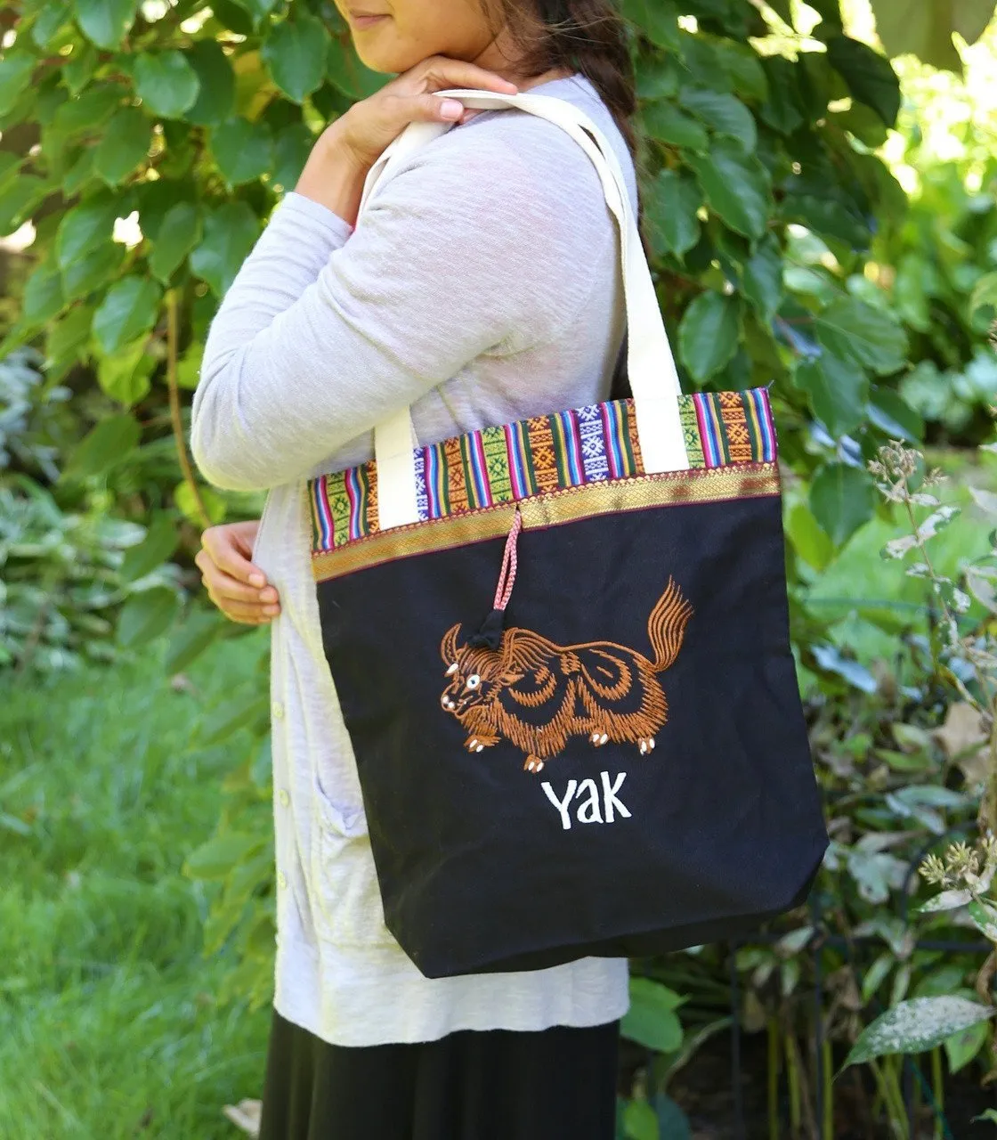 Black Bag Yak with Bhutanese Trim