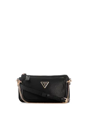 Black Noelle Double Crossbody Pouch Bag