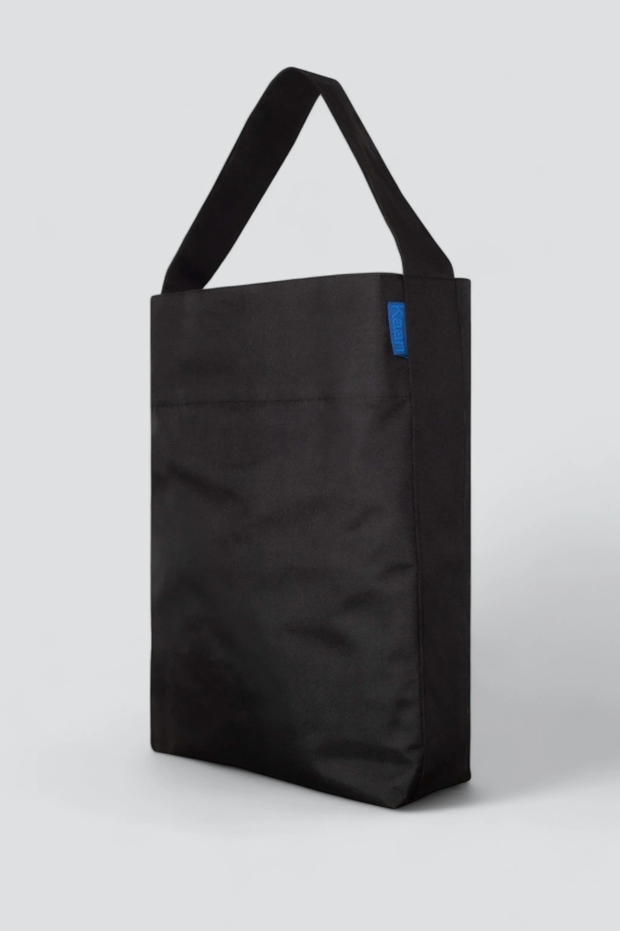 Black Waterproof Canvas Bucket Tote