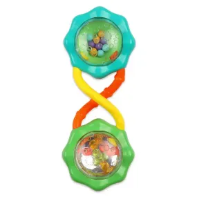 Bright Starts Rattle & Shake Barbell Toy( Green)