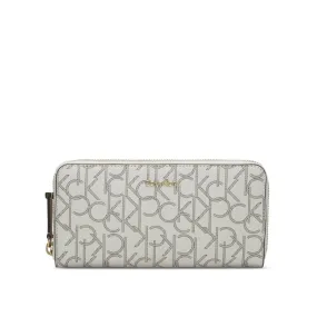 Calvin Klein Hudson Zip Around Wallet In Grey - H2GJ832