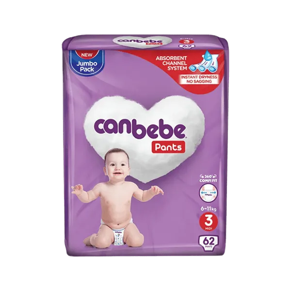 CANBEBE DIAPERS MIDI 3 - 62 PANTS