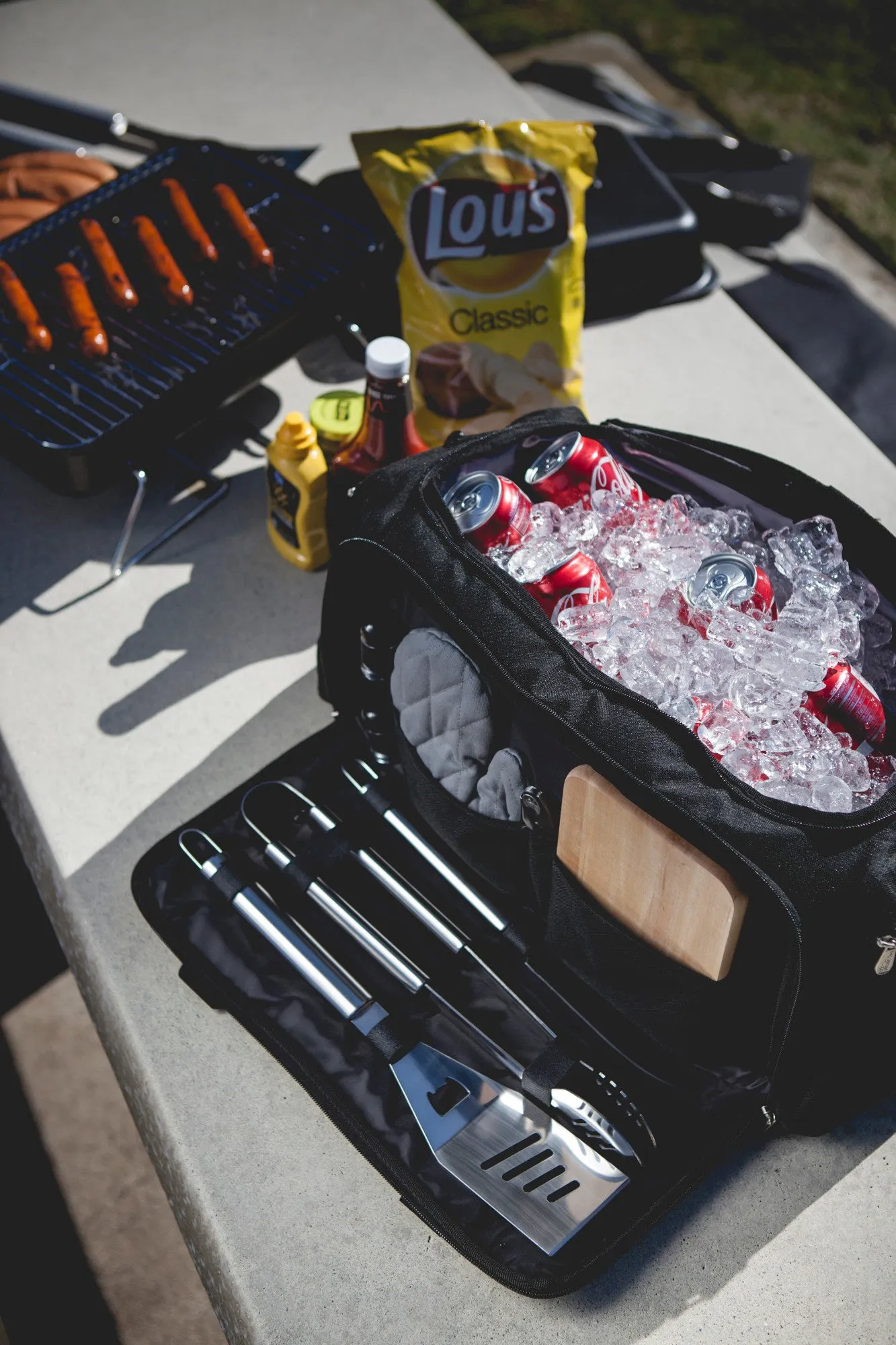 Carolina Panthers - BBQ Kit Grill Set & Cooler