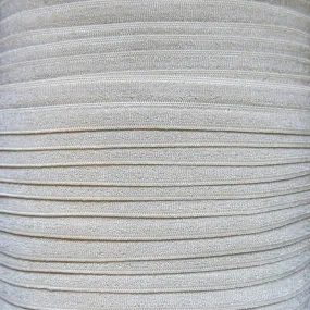 Classic Ivory Fold Over Elastic Trim