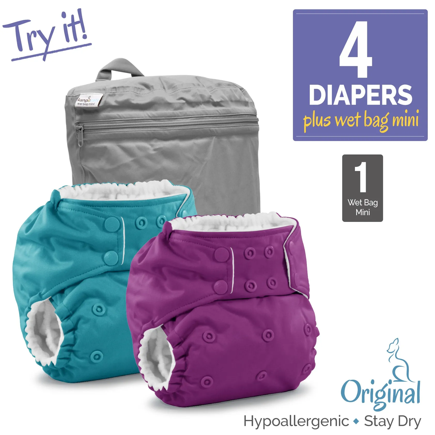 Cloth Diaper Bundle - Try It! - Original :: 4 pack 