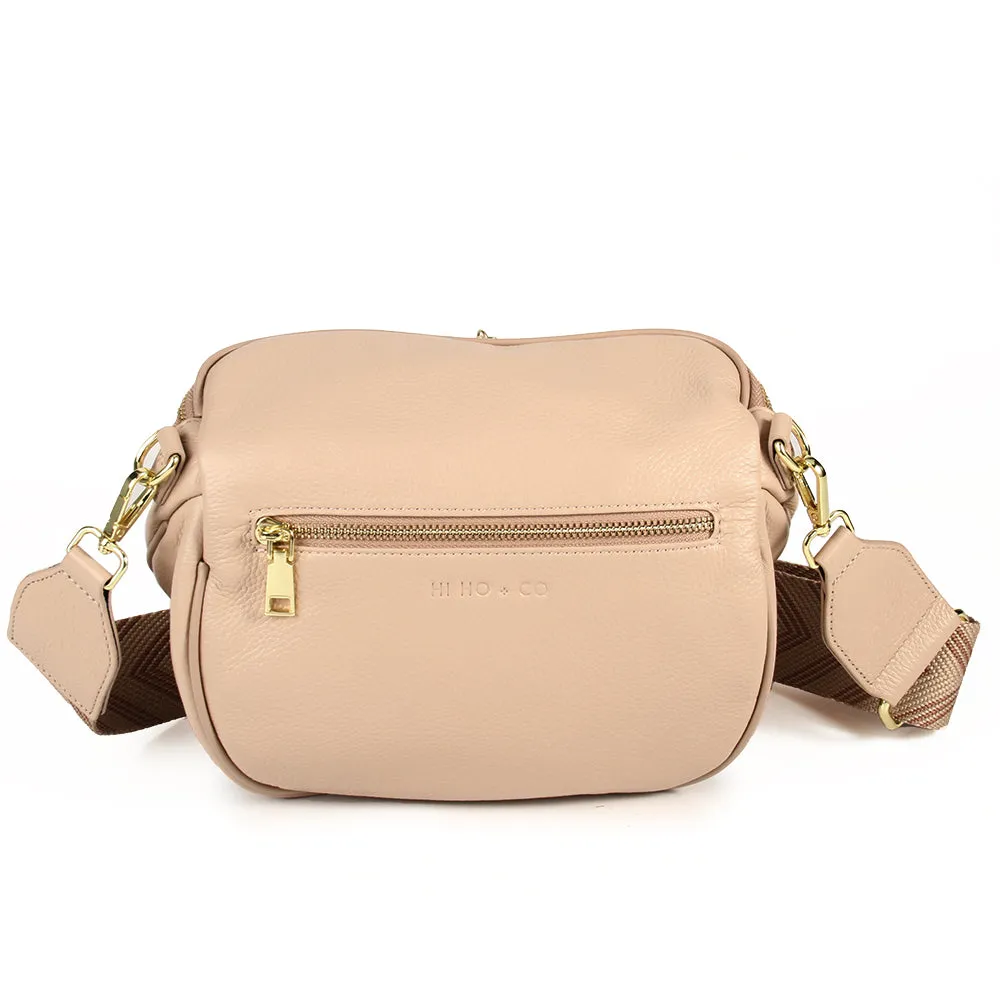 CROSSOVER LEATHER OBSESSED BAG | Blush