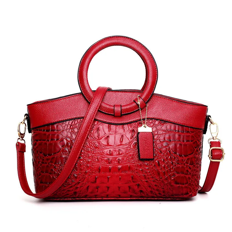 Designer Crocodile Leather Gykaeo Luxury Handbag