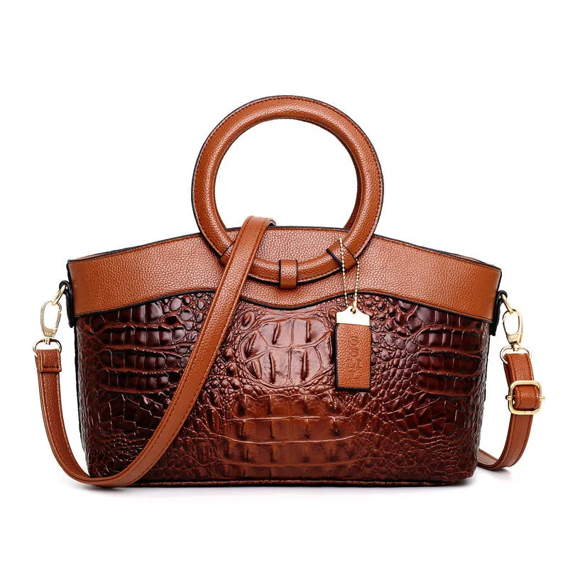 Designer Crocodile Leather Gykaeo Luxury Handbag