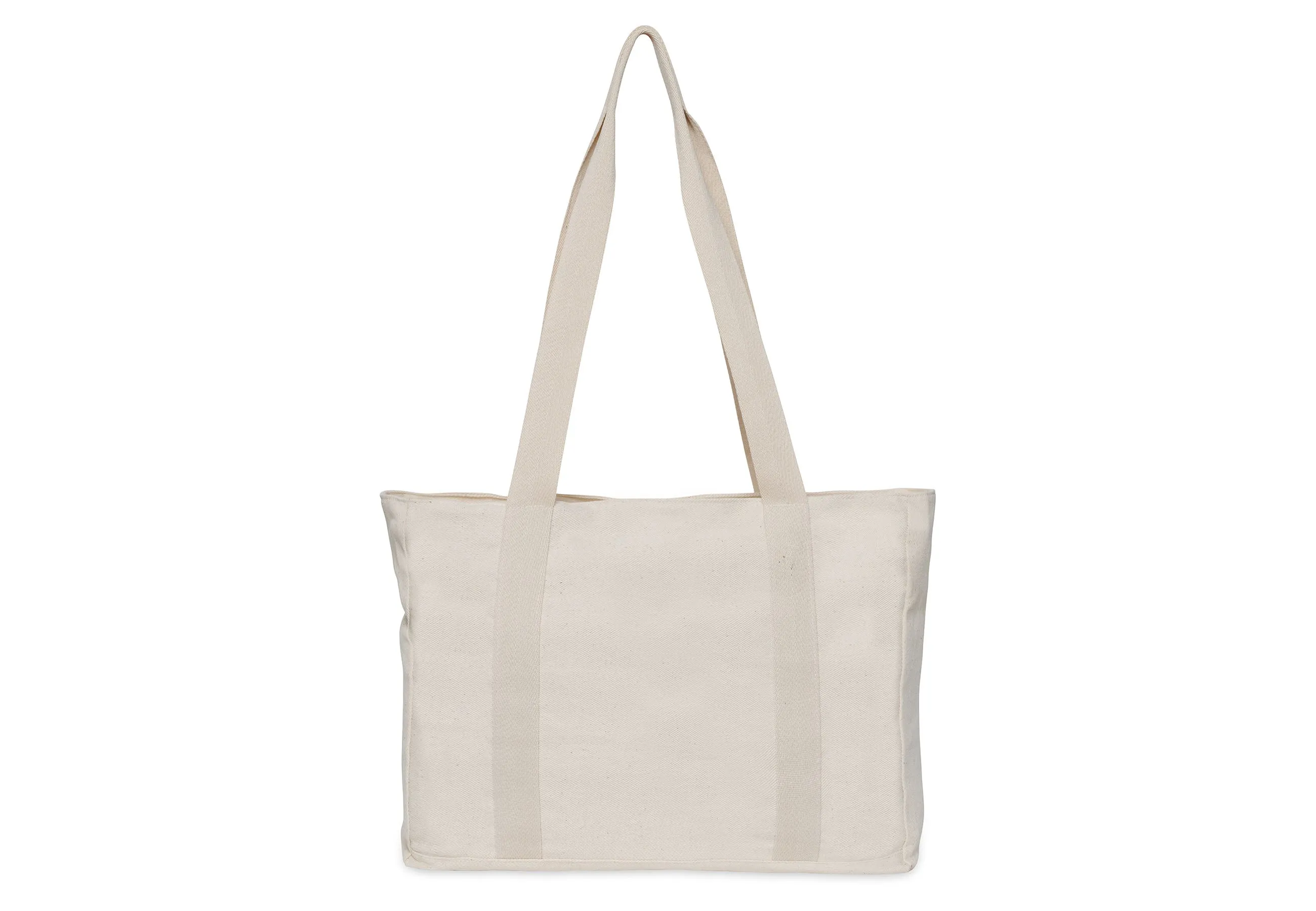 Diaper Bag Shopper - Twill Natural