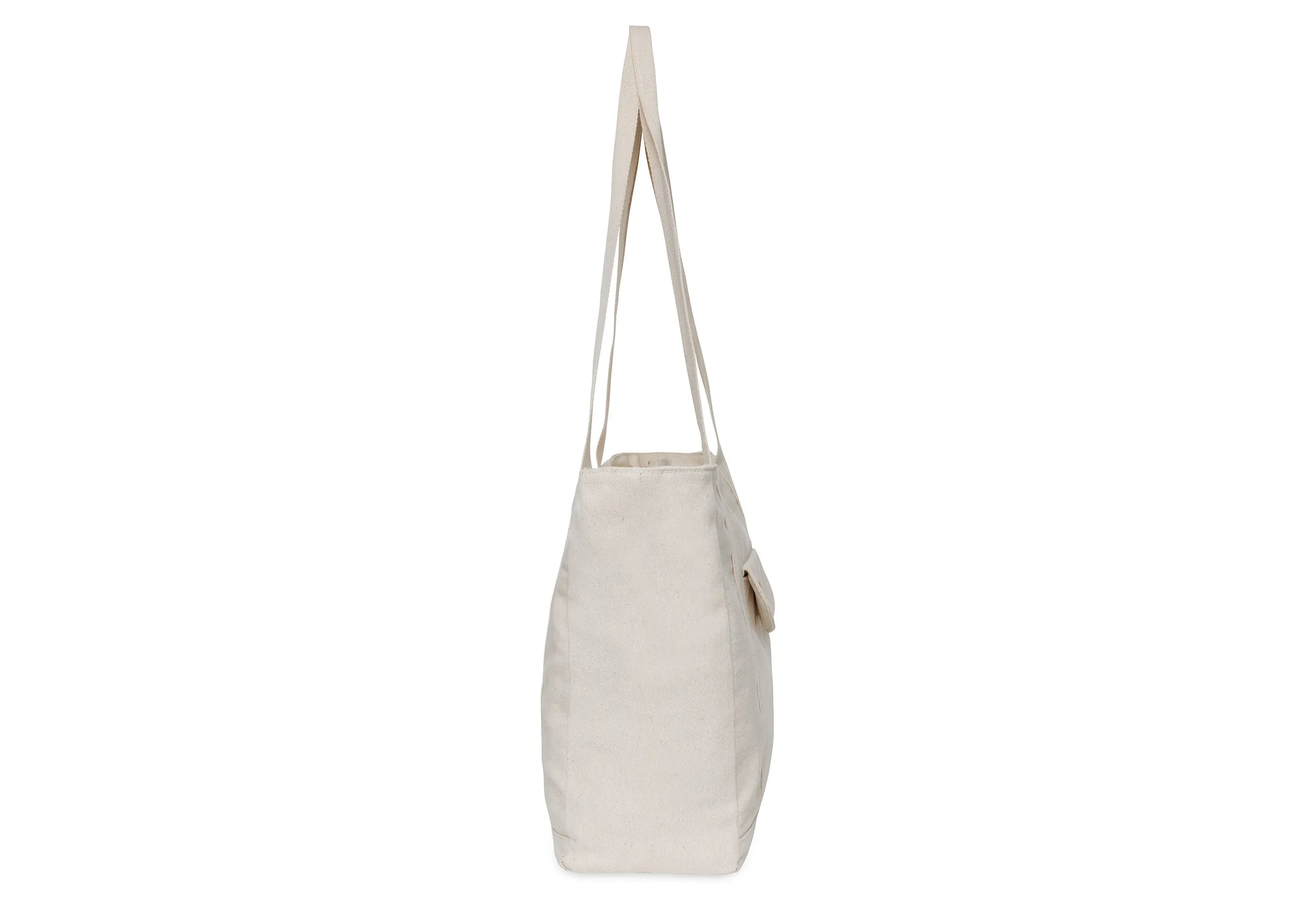 Diaper Bag Shopper - Twill Natural