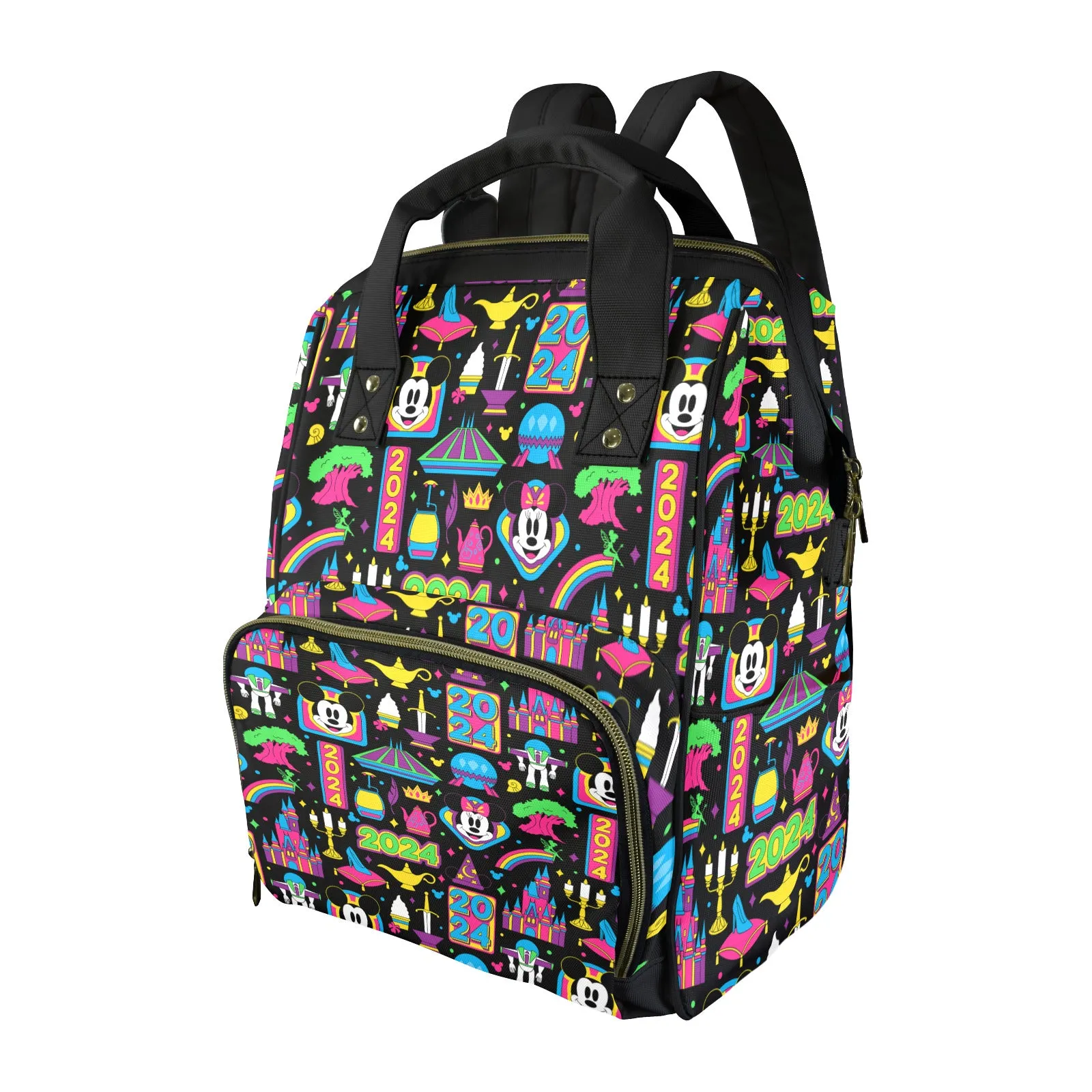 Disney 2024 Dark Multi-Function Diaper Bag