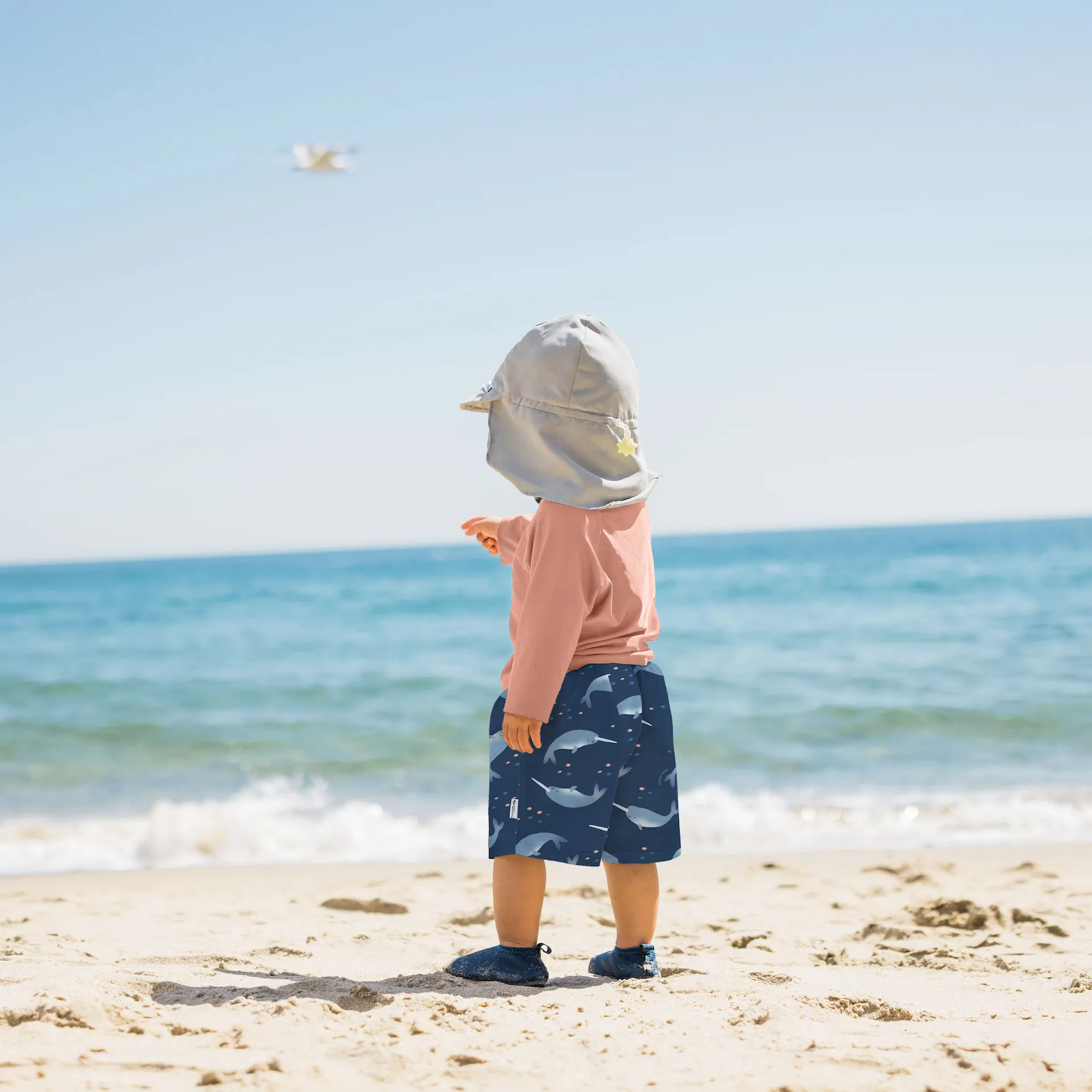 Eco Trunks with Built-in Reusable Absorbent Swim Diaper