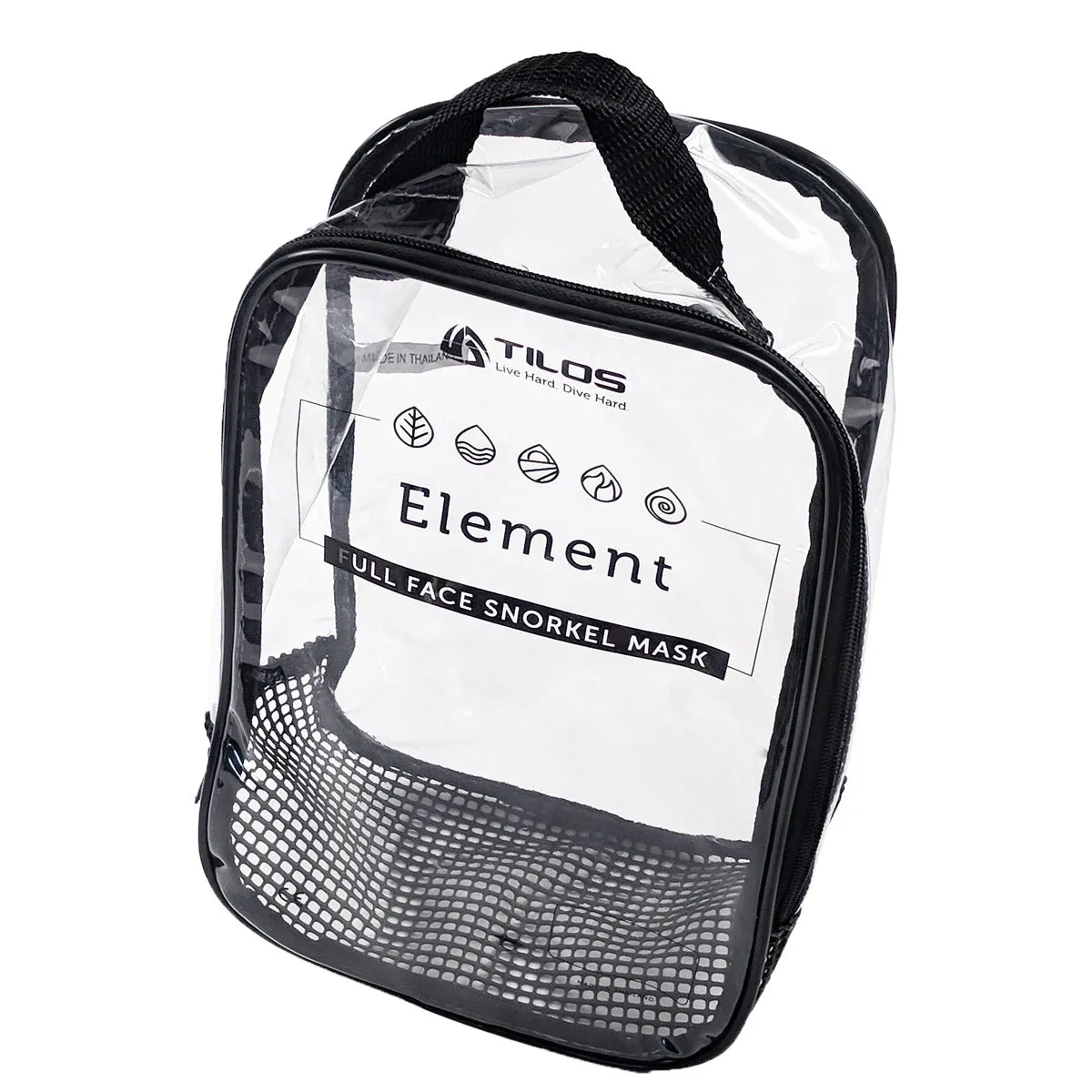 Element Panoramic Snorkel Mask w/ Carry Bag