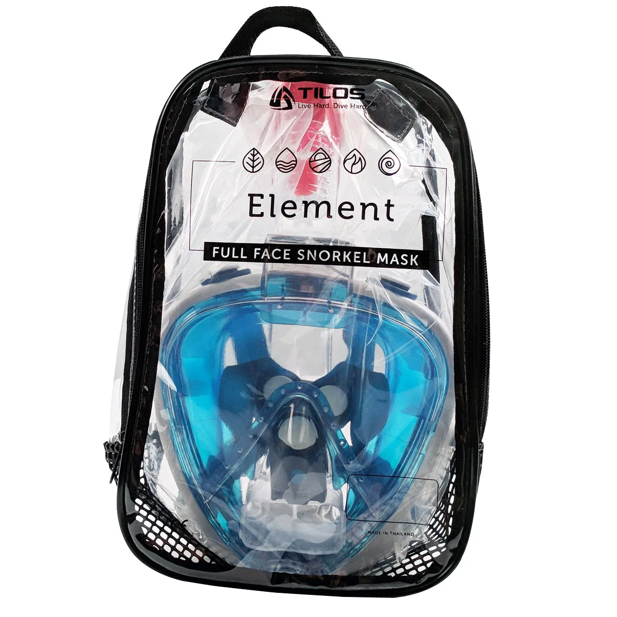 Element Panoramic Snorkel Mask w/ Carry Bag