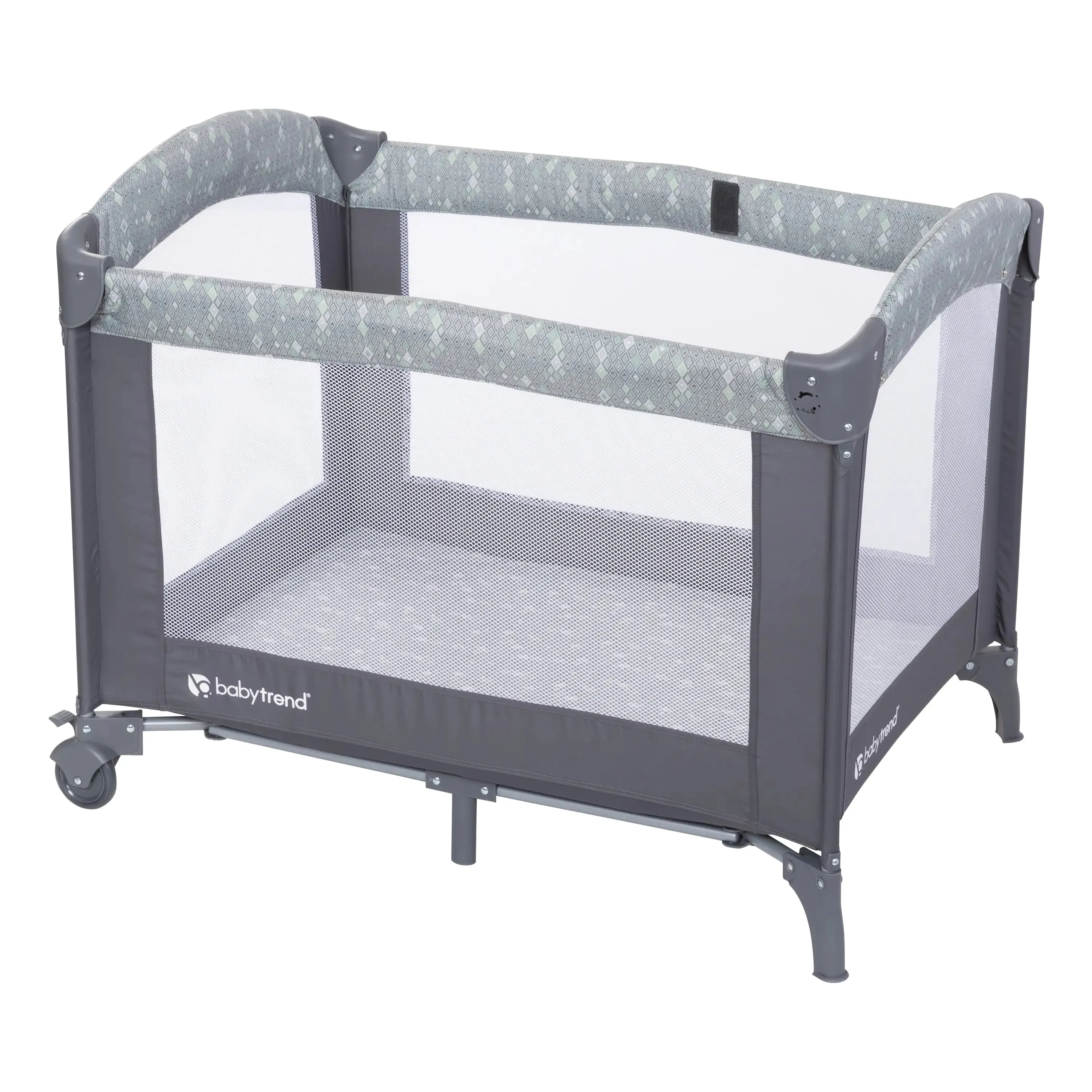 EZ Rest® Deluxe Nursery Center® Playard - Diamond Sage (Toys R Us Canada Exclusive)