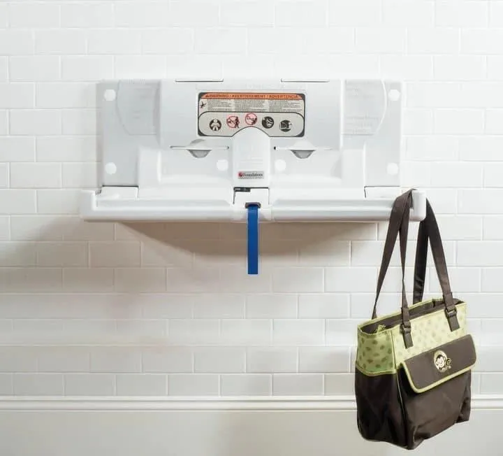 Foundations Classic Horizontal Wall Mounted Commercial Changing Station