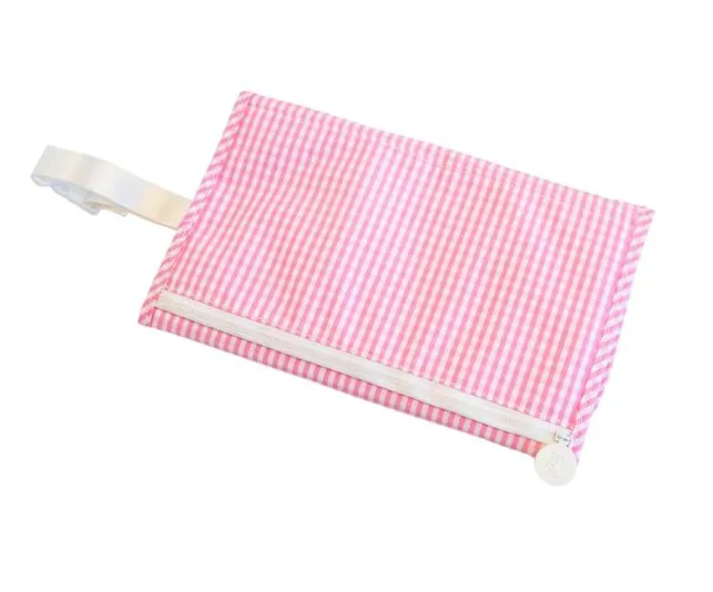 Gingham Changing Pad