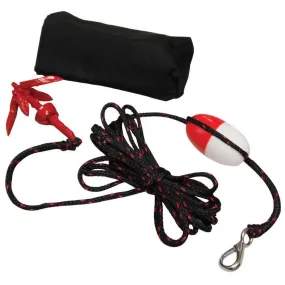 Glide Kayak Anchor Kit with compact Nylon Storage Bag