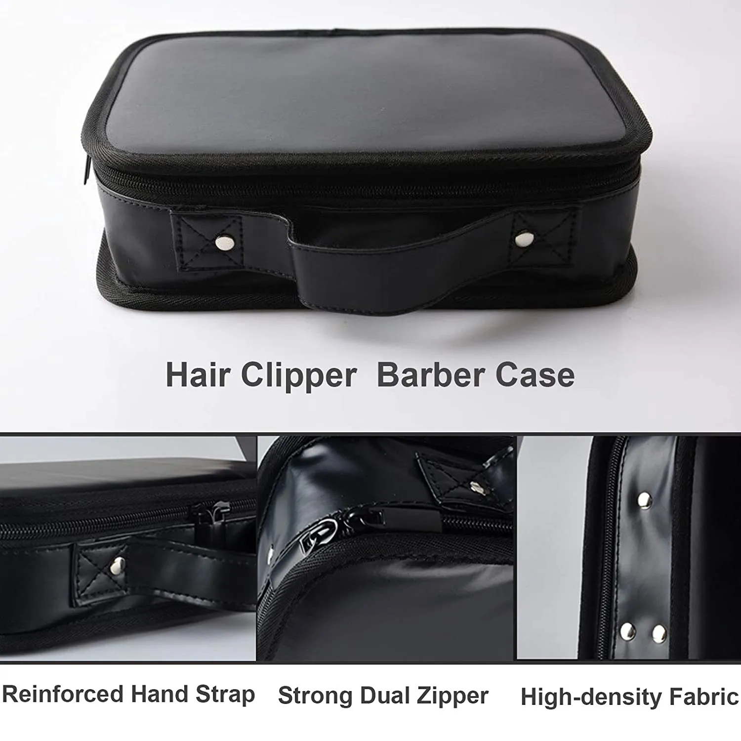 Goldwheat Hair Clipper Case Barber Tool Bag for Haircutting Supplies Grooming Kit Beard Trimmer Small Organizer Storage