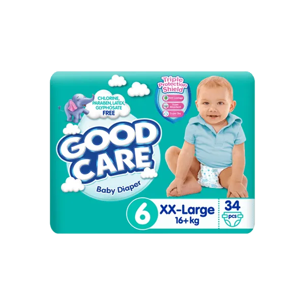 GOOD CARE BABY DIAPER XXLARGE SIZE 6 - 34PCS