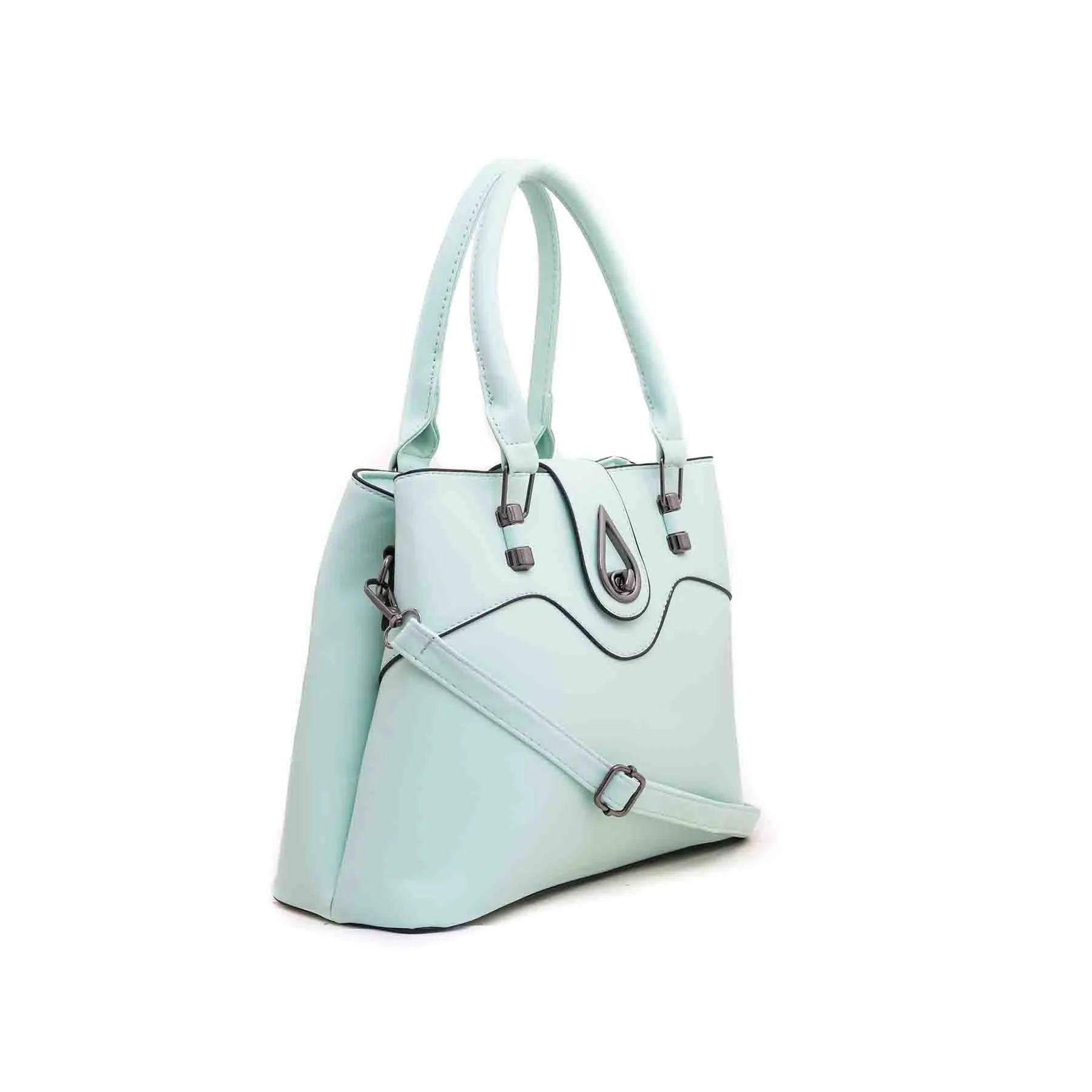 Green Formal Hand Bag P35872