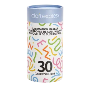 Hardware - Craft Express - Printing Tools - 30 Pack Assorted Sublimation Markers