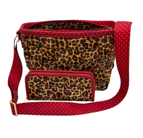 Harvey's Minnie Leopard Boxy Seatbelt Bag and Wallet