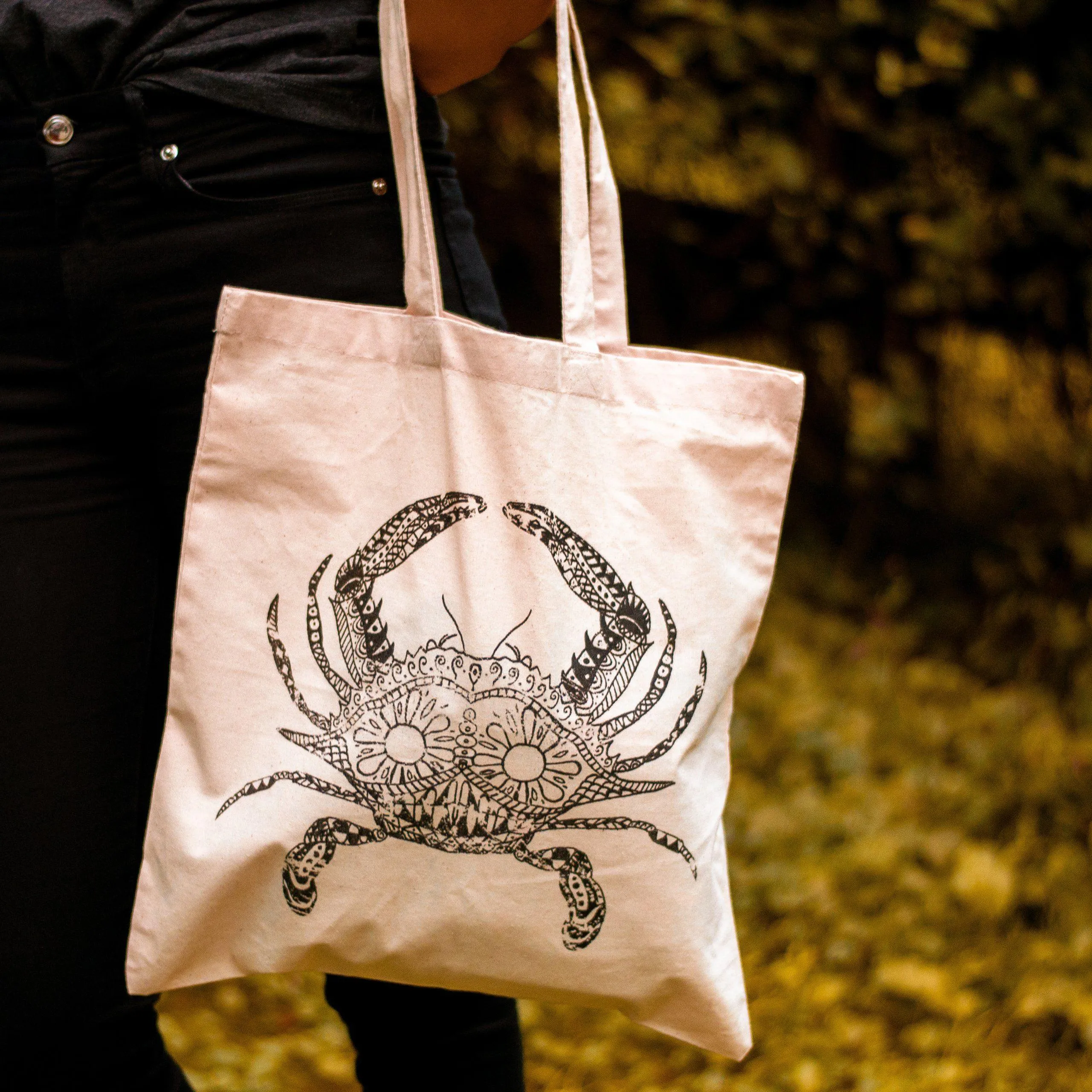 Henna Crab / Tote Bag