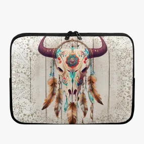 Laptop Sleeve - without handles - Boho Western Skull