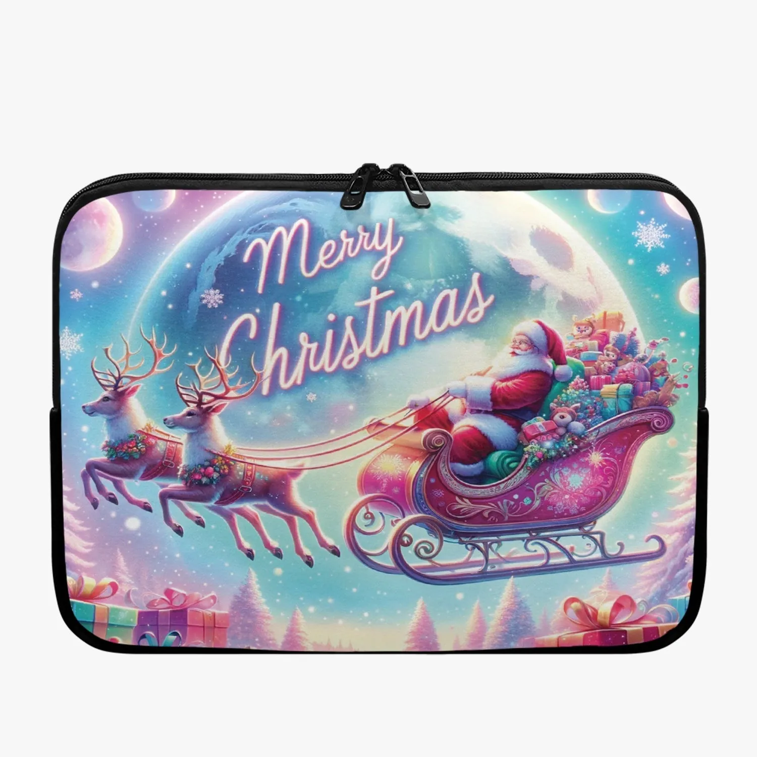 Laptop Sleeve - without handles - Christmas, Santa Sleigh