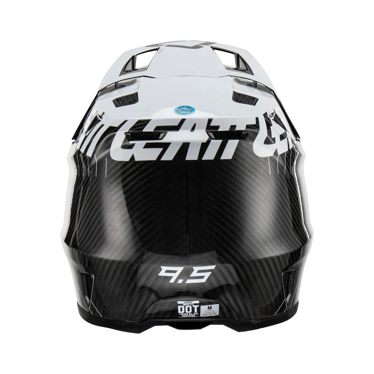 Leatt 9.5 Carbon White Helmet & Goggles